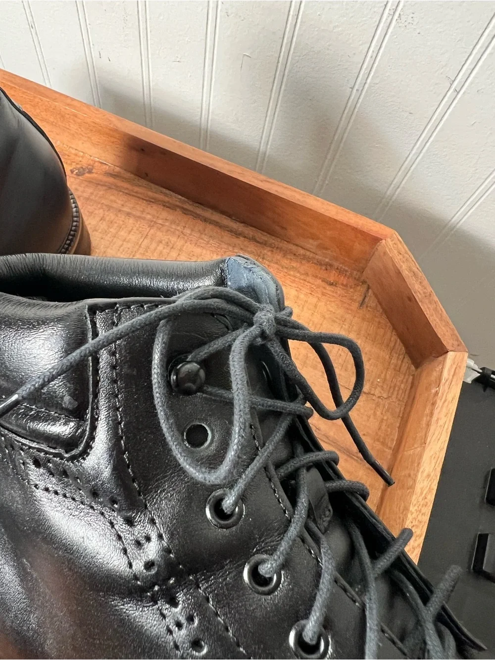 Johnston & Murphy Redding Cap Toe Boots Black size 10.5 M